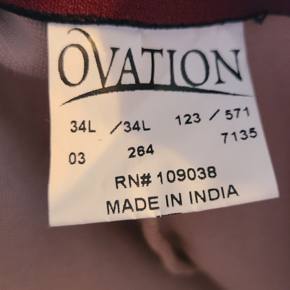 Ovation women's equestrian knee patch breech jodhpur 34 stretch riding  pant - Picture 8 of 13